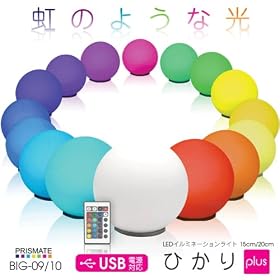 PRISMATE(�v���Y���C�g) LED�C���~�l�[�V�������C�g �Ђ��� Plus 20cm BIG-10