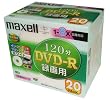 Maxell DVD-R �^��p 120�� 8�{�� �v�����^�u���� 5mm�P�[�X 20�� #DR120STPWB.S1P20S