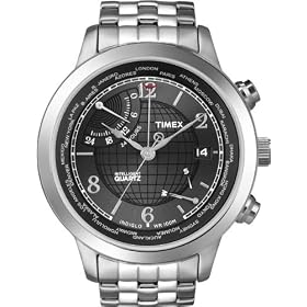 [�^�C���b�N�X]TIMEX �C���e���W�F���g�N�I�[�c ���[���h�^�C�� �u���b�N�_�C�A�� ���^���u���X���b�g T2N610 �����Y �y���K�A���i�z