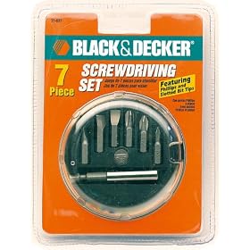 BLACK&DECKER 7pcs�r�b�g�Z�b�g Z-71-077