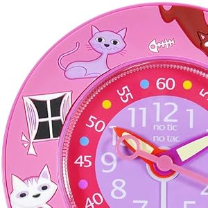  【 ベビーウォッチ / babywatch 】 ◆ ZIP アラームクロック/ ネコ [正規輸入品］ ( 子供用 目覚し時計 置き時計 フランス 学習時計 Baby Watch Paris ）