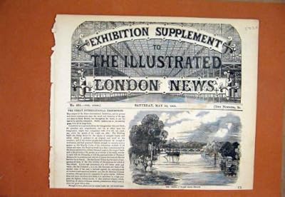  ウェールズ王子モデル船のフリゲート艦の木橋 1851 印刷物