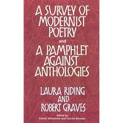 A Survey of Modernist Poetry and a Pamphlet Against Anthologies