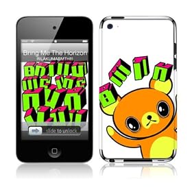 MusicSkins  iPod Touch 4 �p�t���ی�t�B����  Bring Me The Horizon - RILAKUMABMTH!!!  iPod Touch 4  MSIPT41015