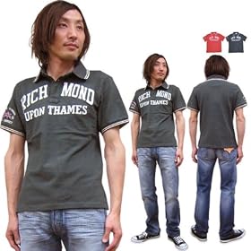REAL CRUSH "RICHMOND"S/S POLO SHIRT ���A���N���b�V���h�J���̎q�|���V���c"RICH MOND"
