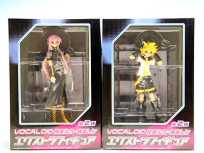  VOCALOID 巡音ルカ・鏡音レン エクストラフィギュア ボーカロイド セガ(全２種フルセット+ポスターおまけ付