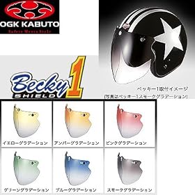 OGK SPEEDMAX �W�F�b�g�w�����b�g�p �x�b�L�[1 �O���f�[�V���� �V�[���h / �X���[�N�O���f�[�V���� (Becky1 SMGR)