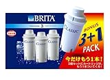  BRITA Classic 交換用フィルターカートリッジ 【増量パック】 （1本増量：計4本セット）