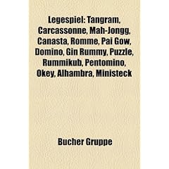 Legespiel: Tangram, Carcassonne, Mah-Jongg, Canasta, Romm, Pai Gow, Domino, Gin Rummy, Puzzle, Rummikub, Pentomino, Okey, Alhambr