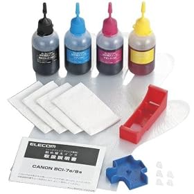 ELECOM �L���m���p �l�ߑւ��C���N(4�F�Z�b�g �e4��) THC-7BCSET4N