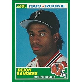 Deion Sanders 1989 Score Rookie Card / �f�B�I�� �T���_�[�X