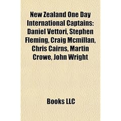 New Zealand One Day International Captains: Daniel Vettori, Stephen Fleming, Craig McMillan, Chris Cairns, Martin Crowe, John Wright