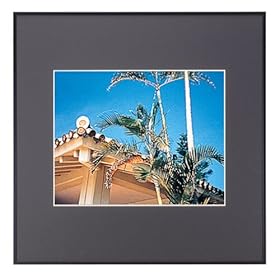 【クリックでお店のこの商品のページへ】フジカラー スクエアーマットフレーム アルミ額縁 HQA202 ブラック