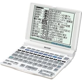 SHARP Papyrus �d�q���� PW-A8410-W �z���C�g (100�R���e���c�A�p����b�͔���e�X�g�A�]�N���A��������ɒ���A��l��IQ�e�X�g�@�\���ځA�R���e���c�J�[�h�Ή��A��ʎ��p�n�@��j