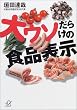 ��E�\���炯�̐H�i�\�� (�u�k�Ѓv���X�A���t�@����)