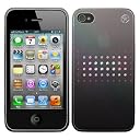 Bling My Thing iPhone 4S/4 Metallic Mirror dot.matrix Pink Mix