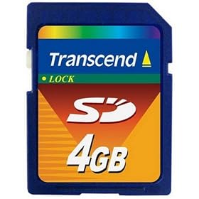 Transcend SD�J�[�h 4GB TS4GSDC