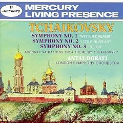 Tchaikovsky: Symphonies Nos. 1-3; Arensky: Variations on a Theme of Tchaikovsky