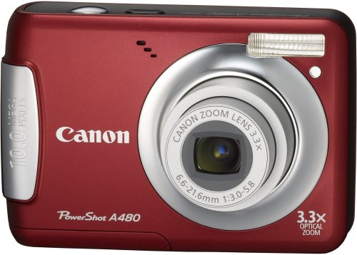 Canon �f�W�^���J���� PowerShot (�p���[�V���b�g) A480 ���b�h PSA480(RE) �L���m�� (26���̊��z) 10,200