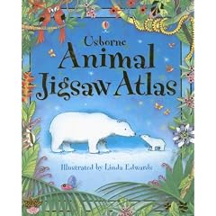 Animal Jigsaw Puzzle Atlas Book
