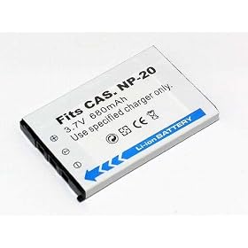 �y���������zCASIO �J�V�I NP-20�Ή� �݊��o�b�e���[