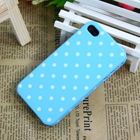 �y�S7�F�ziPhone 4�P�[�X�@�A�C�t�H�� 4�p�㎿�ȃn�[�h�J�o�[�@��l�C�̃h�b�g���@�h�b�g�u���[�@plastic Case for iPhone 4 �t���ی�t�B�����@USB�[�d�P�[�u���t�@(1522-3)