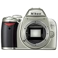Nikon �f�W�^����჌�t�J���� D40 �V���o�[ �{�f�B�{�� D40S