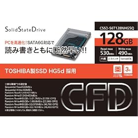 �V�[�E�G�t�E�f�[�̔� TOSHIBA��SSD�̗p 2.5inch �����^ SATA6Gbps 128GB CSSD-S6T128NHG5Q