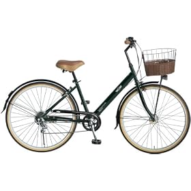 MINI(�~�j) 26�C���` 266CityBike �V�e�B�o�C�N �u���e�B�b�V���O���[�� �V�}�m6�i�ϑ��M�A �O��D����/�o�X�P�b�g/�`�F�[���J�o�[/�I�[�g���C�g/�����O���W������ 40000-0090