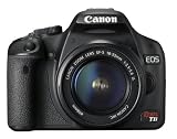  Canon EOS Rebel T1i 15.1 MP CMOS Digital SLR Camera with 3-Inch LCD and EF-S 18-55mm f/3.5-5.6 IS Lens