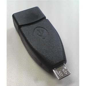 【クリックでお店のこの商品のページへ】【TORONIC AD＆C】USB-A(メス)/microUSB-B(オス) 変換アダプタ バルク品： パソコン・周辺機器