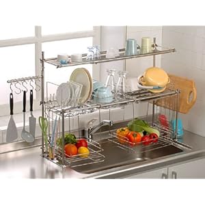 【クリックでお店のこの商品のページへ】キチンとキッチン収納3段切替式(オプション付) KS-2717