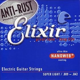 Elixir Nanoweb Electric Super Light (09-42) ANTI-RUST �G���L�M�^�[��