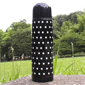 Mega�@�X�e�����X�{�g���i�����j0.47L�@POLKA DOT/BLACK