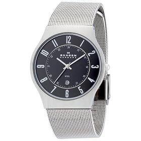 [�X�J�[�Q��]SKAGEN �r���v basic steel mens 233XLSSM �P�[�X��: 36mm �����Y [���K�A���i]