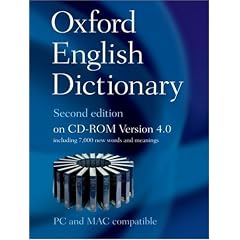 Oxford English Dictionary, 2nd Edition, Version 4.0 (Windows & Mac) (CD-ROM)