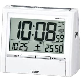 SEIKO CLOCK (�Z�C�R�[�N���b�N) �ڊo�����v �f�W�^�� TALK LINER �g�[�N���C�i�[ �d�g���v ���x�v ���x�v �����񎞋@�\�t�� DA206W ���p�[���h��