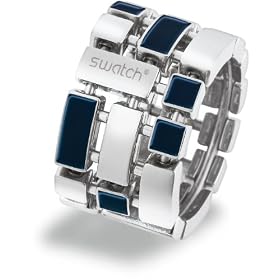 [�X�E�H�b�` �r�W��]swatch bijoux �����O QUADRILITA BLUE RING JRS043-6 ���{�T�C�Y11��