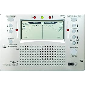 KORG �R���O �`���[�i�[�E���g���m�[��(�����g�p�\) TM-40 �V���o�[