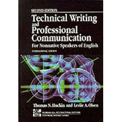 Technical Writing and Professional Communication for Nonnative Speakers of English