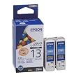 EPSON IC1BK13W(���m�N���C���N�J�[�g���b�W:2�Z�b�g)