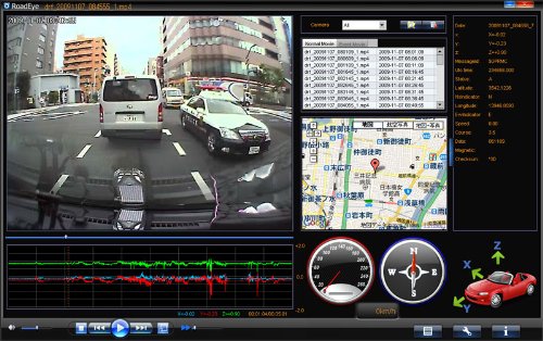 キャストレード GPS・ダブルカメラ対応 高機能ドライブレコーダー CJ-DR300 <33207>
