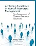 Achieving Excellence in Human Resources Management: An Assessment of Human Resource Functions (Stanford Business Books)
