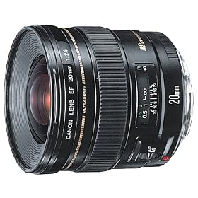 Canon EF�����Y EF20mm F2.8 USM �P�œ_�����Y �L�p