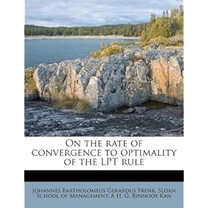【クリックでお店のこの商品のページへ】On the Rate of Convergence to Optimality of the Lpt Rule [ペーパーバック]