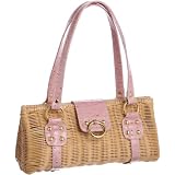 [サック] SAC オーストリッチ型押しエナメルラタンカゴバッグ