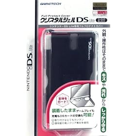 �j���e���h�[DS Lite��p�t���v���e�N�g�J�o�[�w�N���X�^���V�F��DS Lite(�N���A�u���b�N)�x