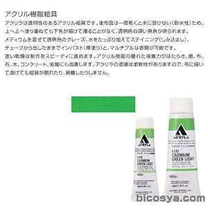 【クリックで詳細表示】ホルベイン アクリラ 6号 カドミウムグリーンライト