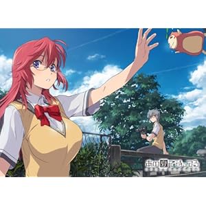 あの夏で待ってる もふもふひざ掛け イチカ柄