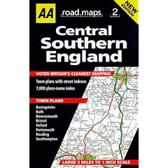 Central Southern England (AA Road Maps)